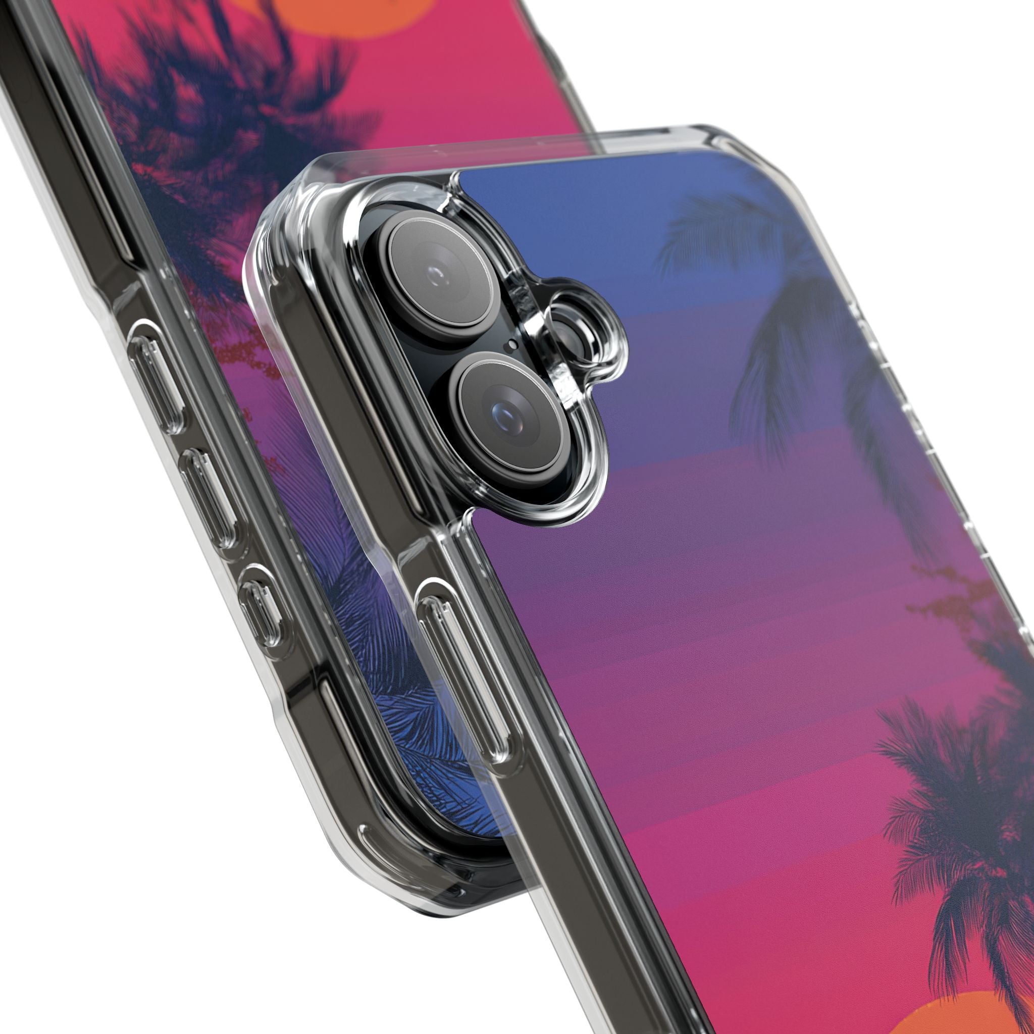 Tropical Sunset Silhouettes iPhone Case - Impact