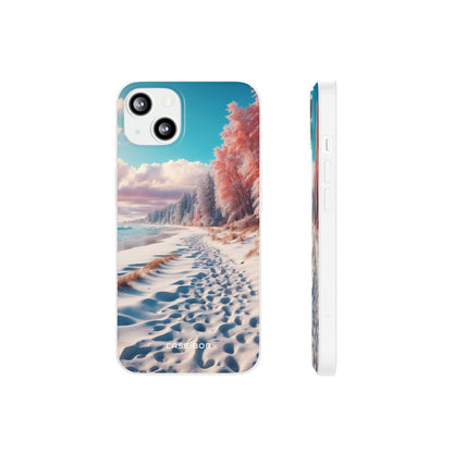 Snowy Footprints iPhone 13 - Soft