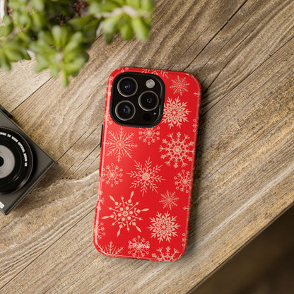 Snowflakes Dance Bright - iPhone Case