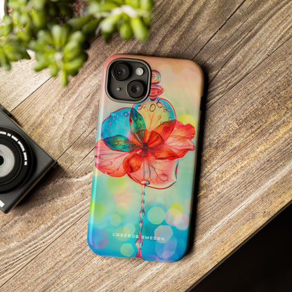 Ethereal Glass Flower iPhone 15 - Tough Phone Case