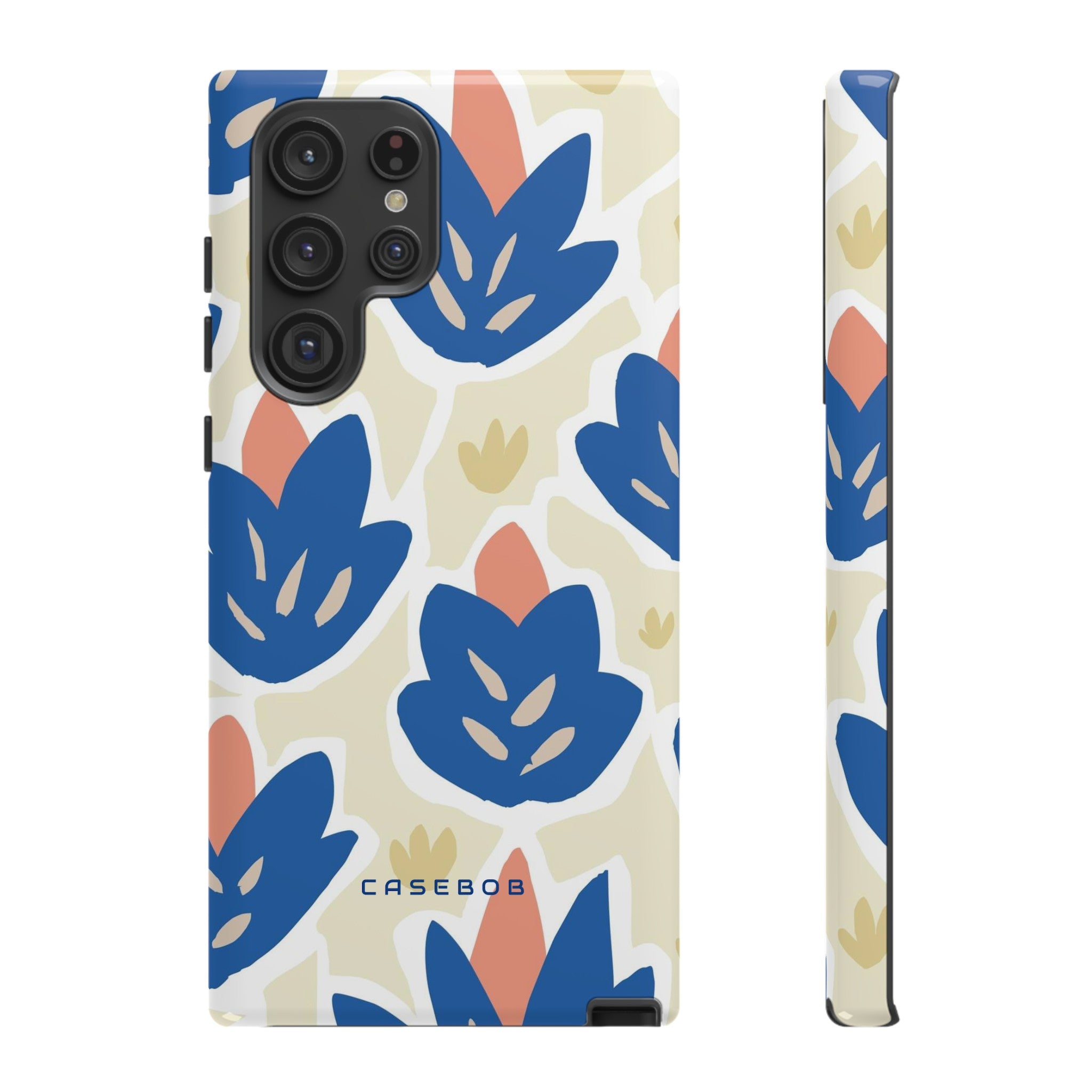 Blue Happy Flower - Protective Phone Case