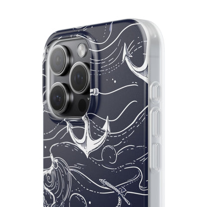 Gradient Anchorflow Waves iPhone 15 - Flexi Phone Case