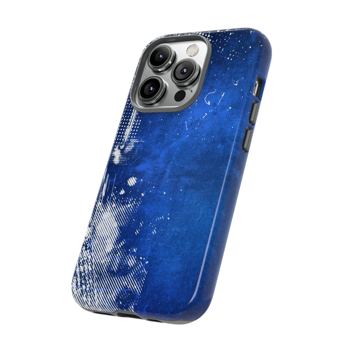 Grunge Blue - Protective Phone Case