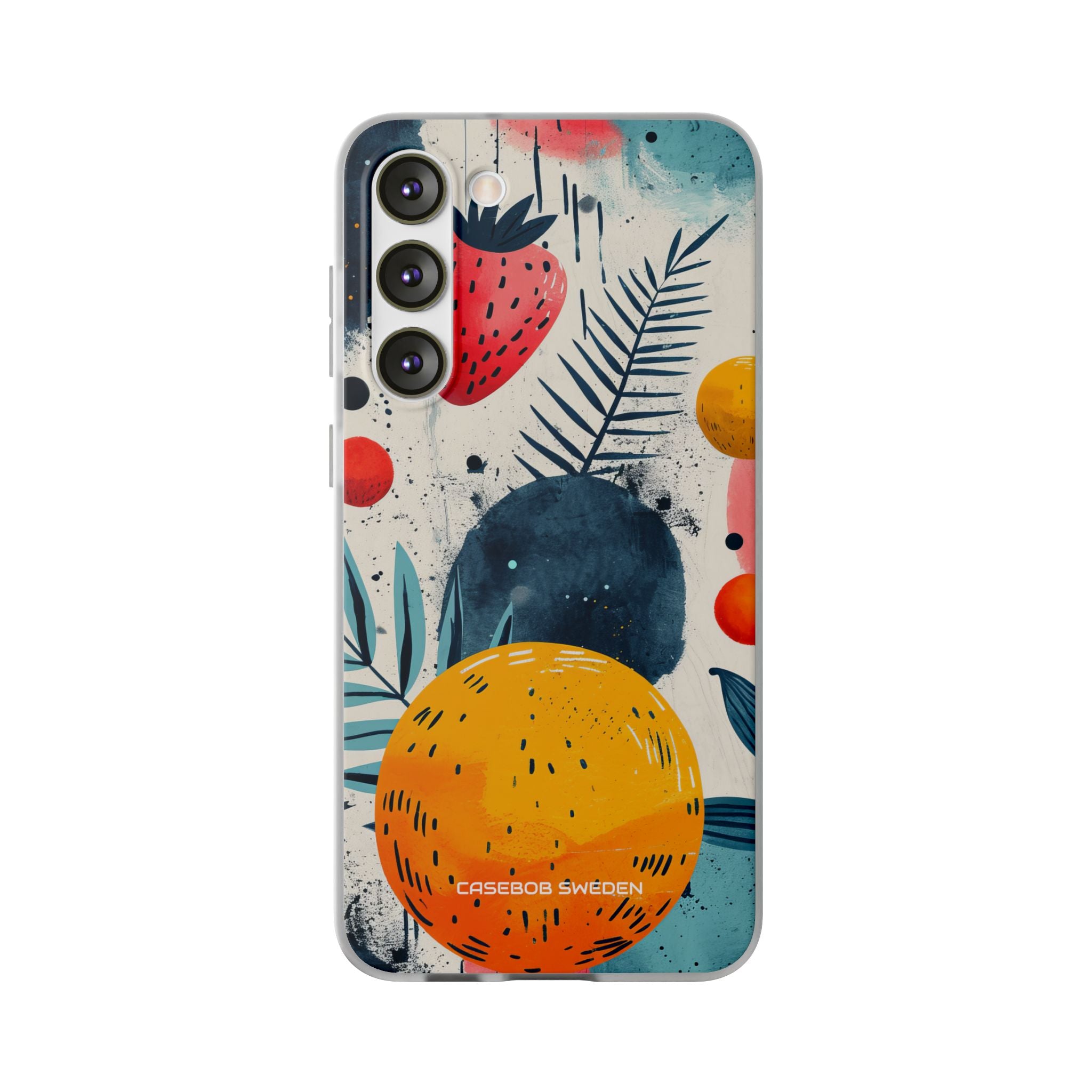 Vibrant Fruit Canvas - Flexi Samsung S23 Phone Case