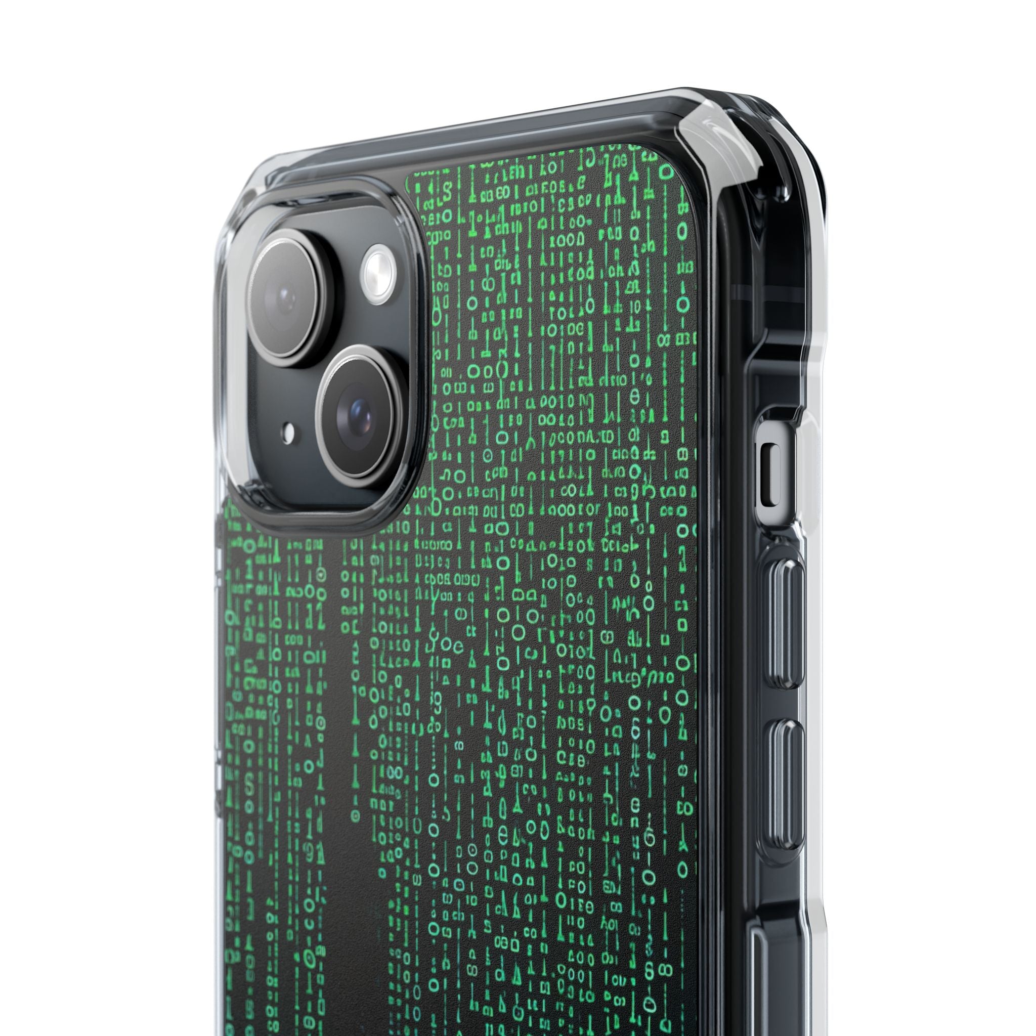 Neon Data Stream iPhone 15 - Impact Clear+