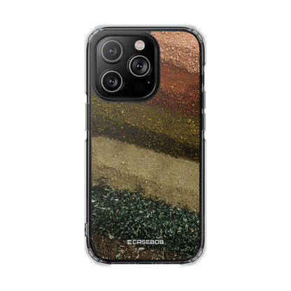 Earth Tone Pattern - Clear Impact Case for iPhone