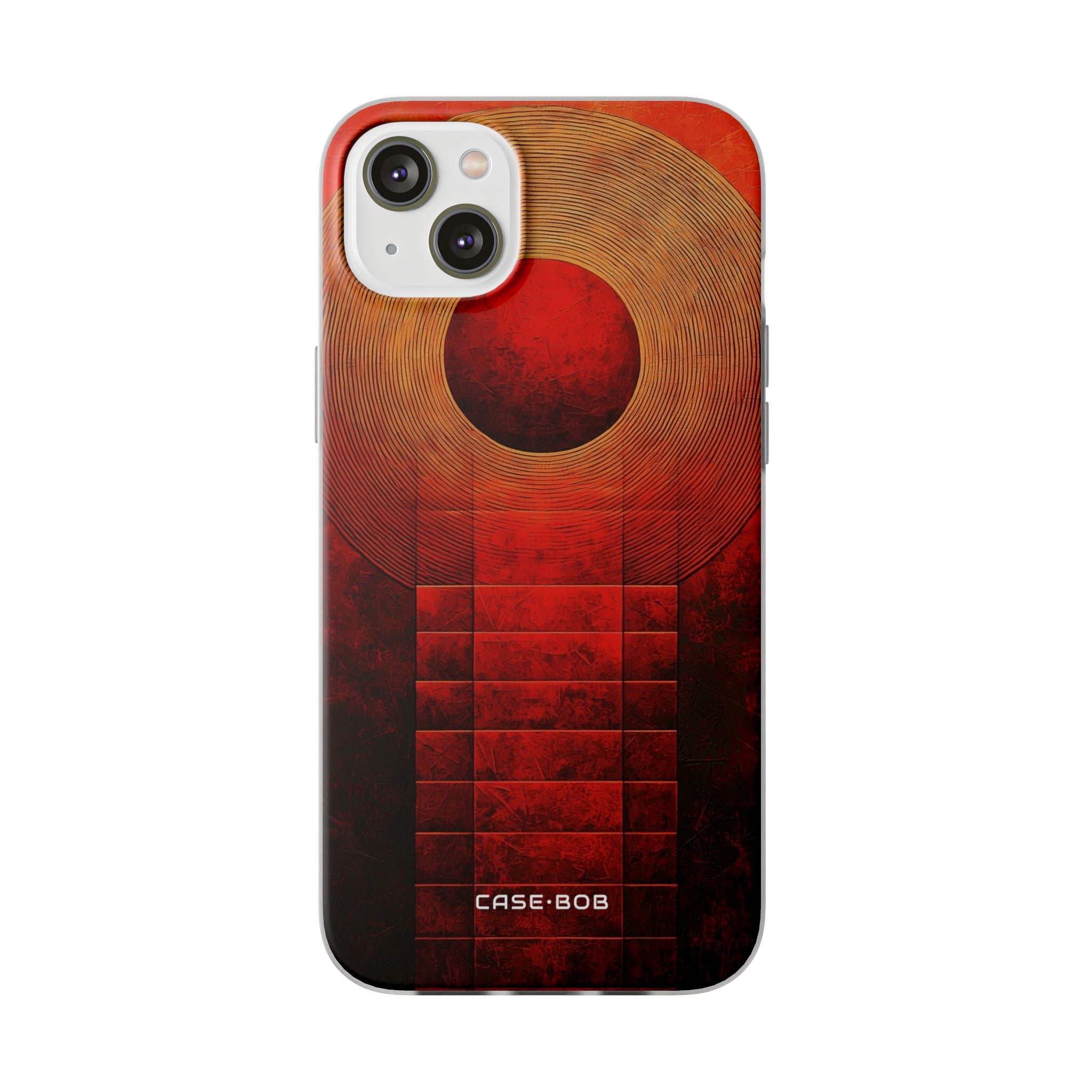 Crimson Orbit iPhone 14 Plus Case - Soft