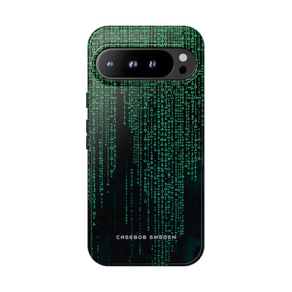 Cyber Green Cascade Google Pixel 9 - Tough Phone Case