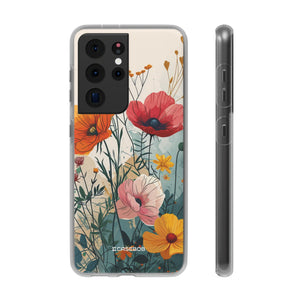 Blooming Whimsy | Flexible Handyhülle für Samsung Galaxy