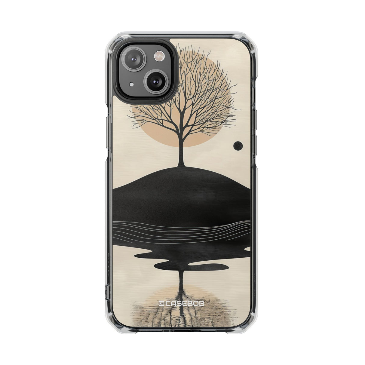 Serene Reflections - Phone Case for iPhone (Clear Impact - Magnetic)