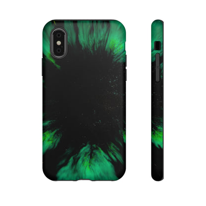 Northen Star Gaze Ink Art iPhone Case (Protective) iPhone X Matte Phone Case