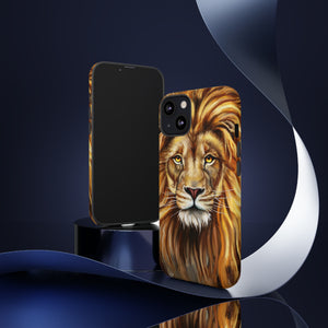 Lion head Digital Painting - Protective Phone Case