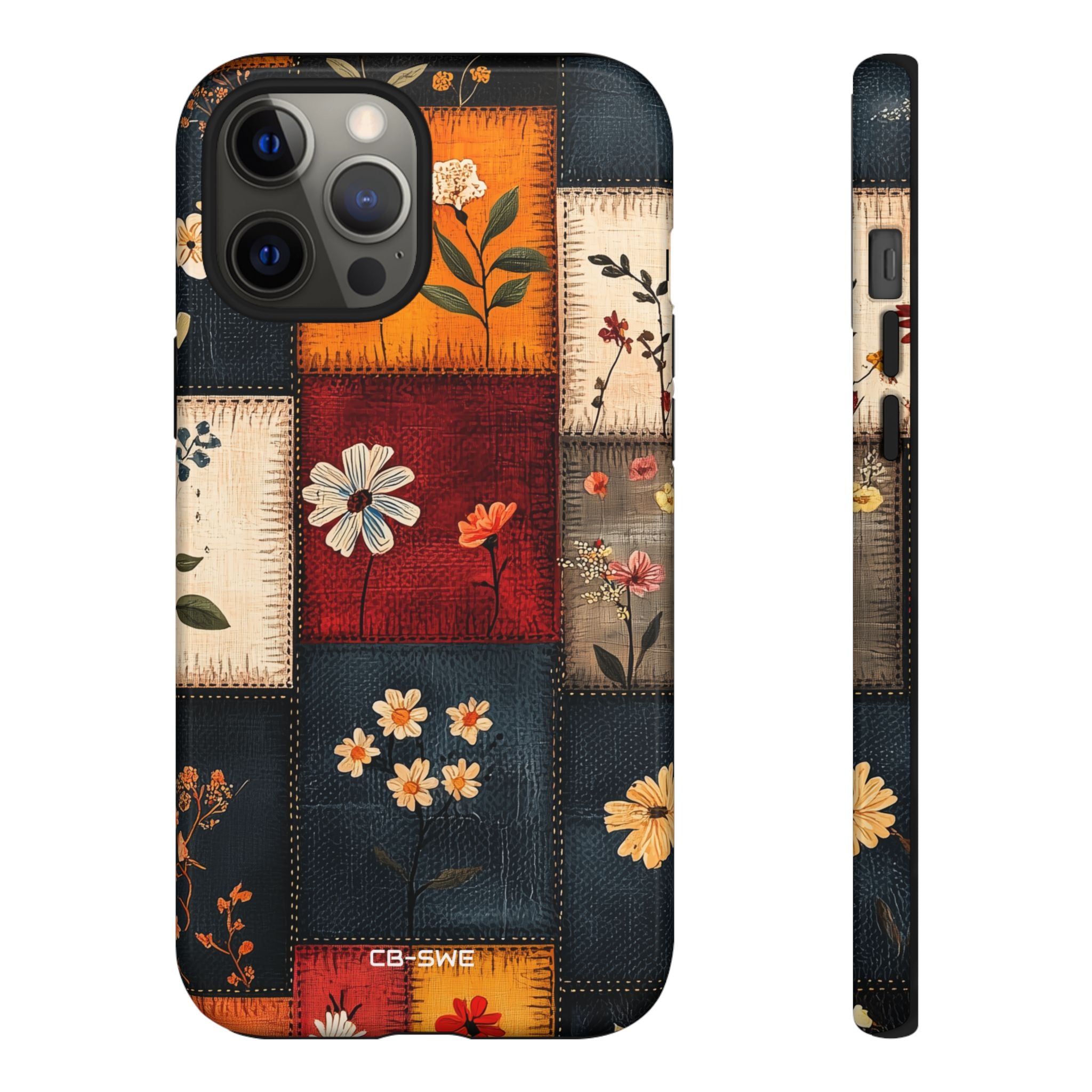 Floral Patches Bloom - iPhone Case