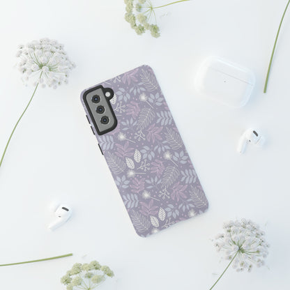 Purple Mona Leaf - Protective Phone Case