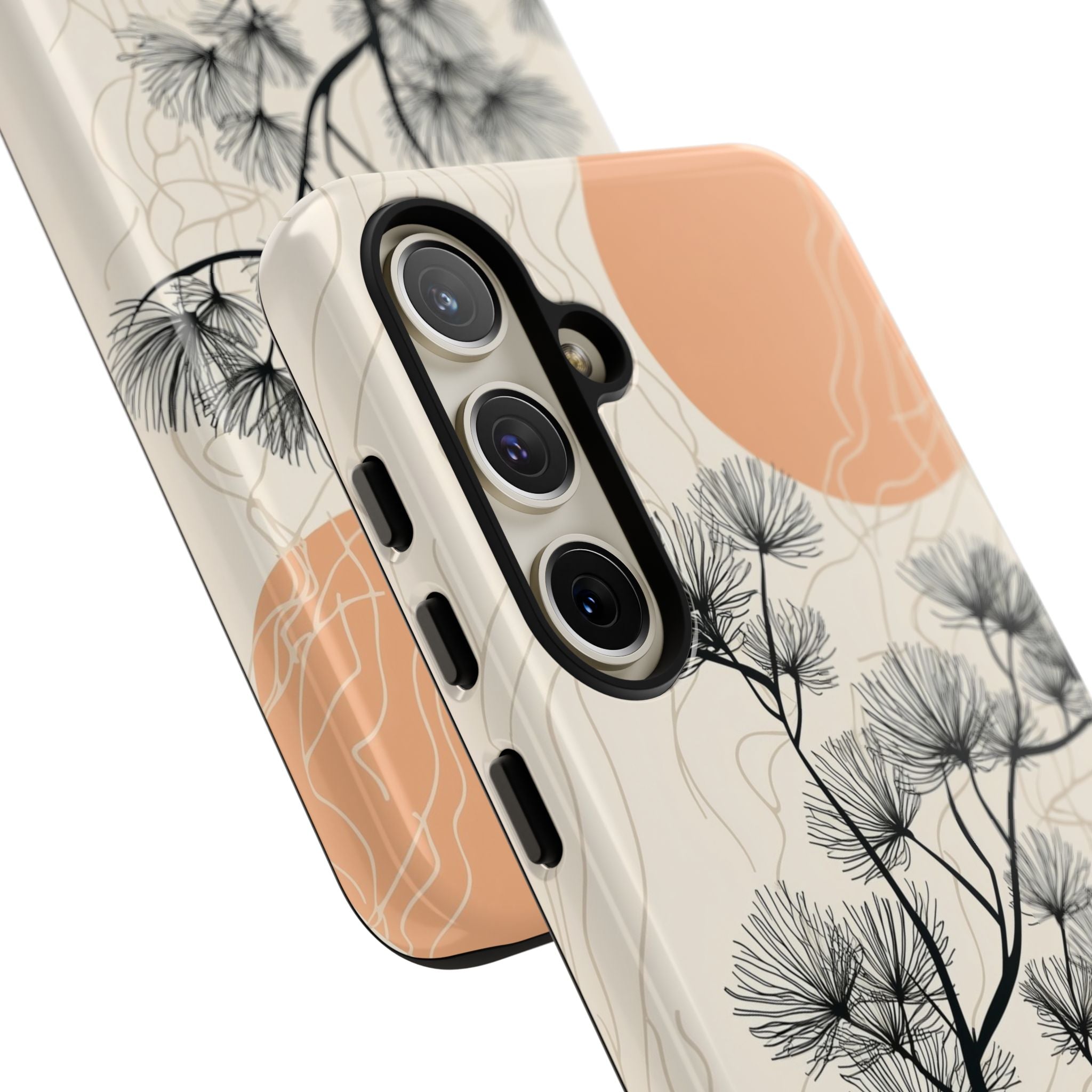 Spiky Tree Sunset Samsung S24 Plus Case - Tough