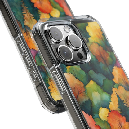 Autumn Leaves Dance iPhone Case - Impact