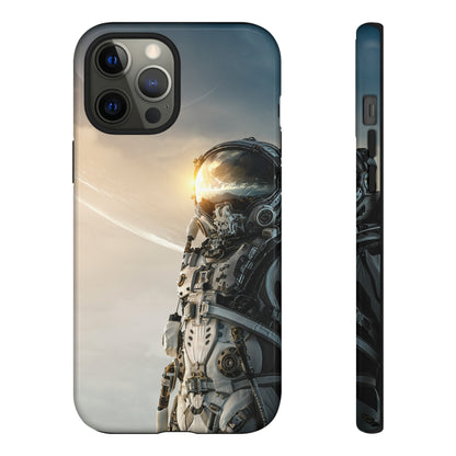 Astronaut on unexplored planet - Protective Phone Case