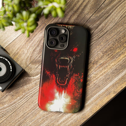 Bloodmoon Wolf's Lament iPhone 15 - Tough Phone Case