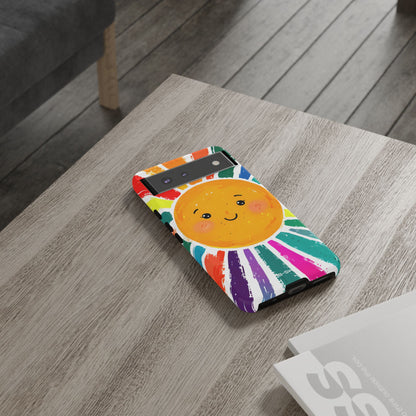 Radiant Smiling Sun - Google Pixel Case