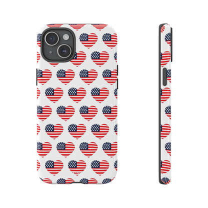 Hearts Embrace Freedom - iPhone Case