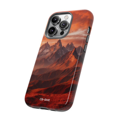 Mountain Peaks Glowing - iPhone Case