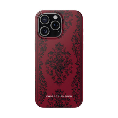 Gothic Crimson Elegance iPhone 15 - Flexi Phone Case