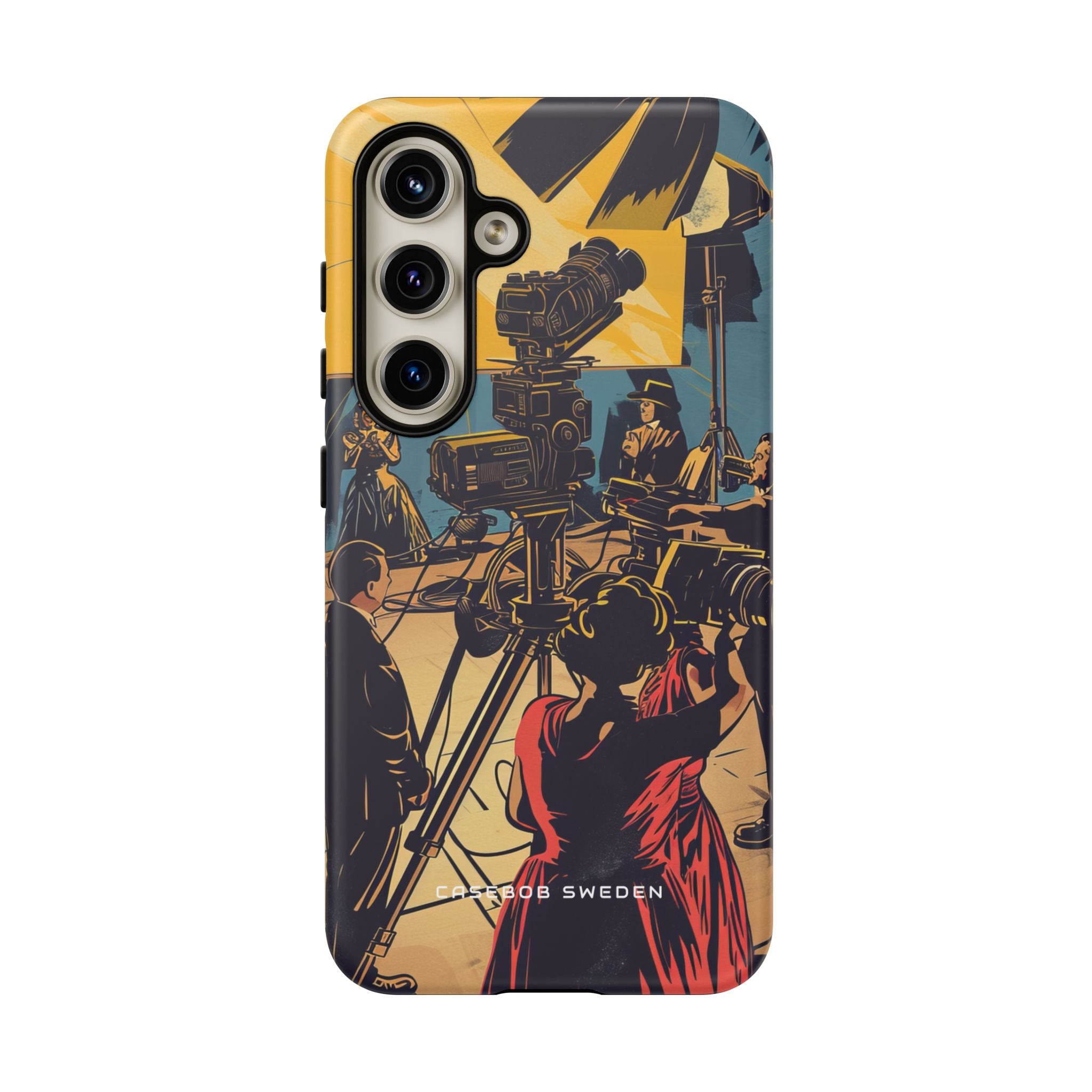 Golden Era Cinematic Spotlight Samsung S24 - Tough Phone Case