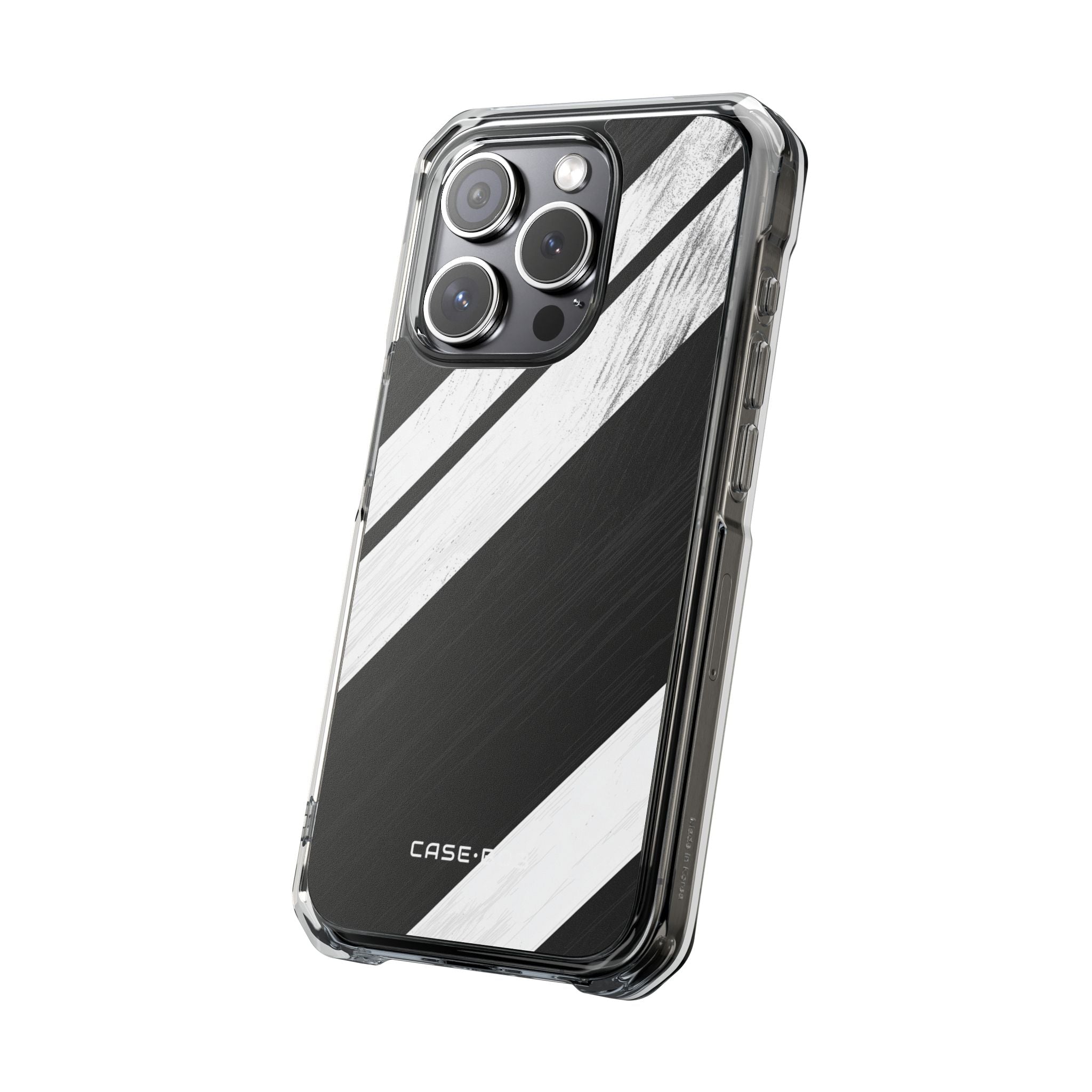 Distressed Stripe Motion iPhone 15 Pro Case - Impact