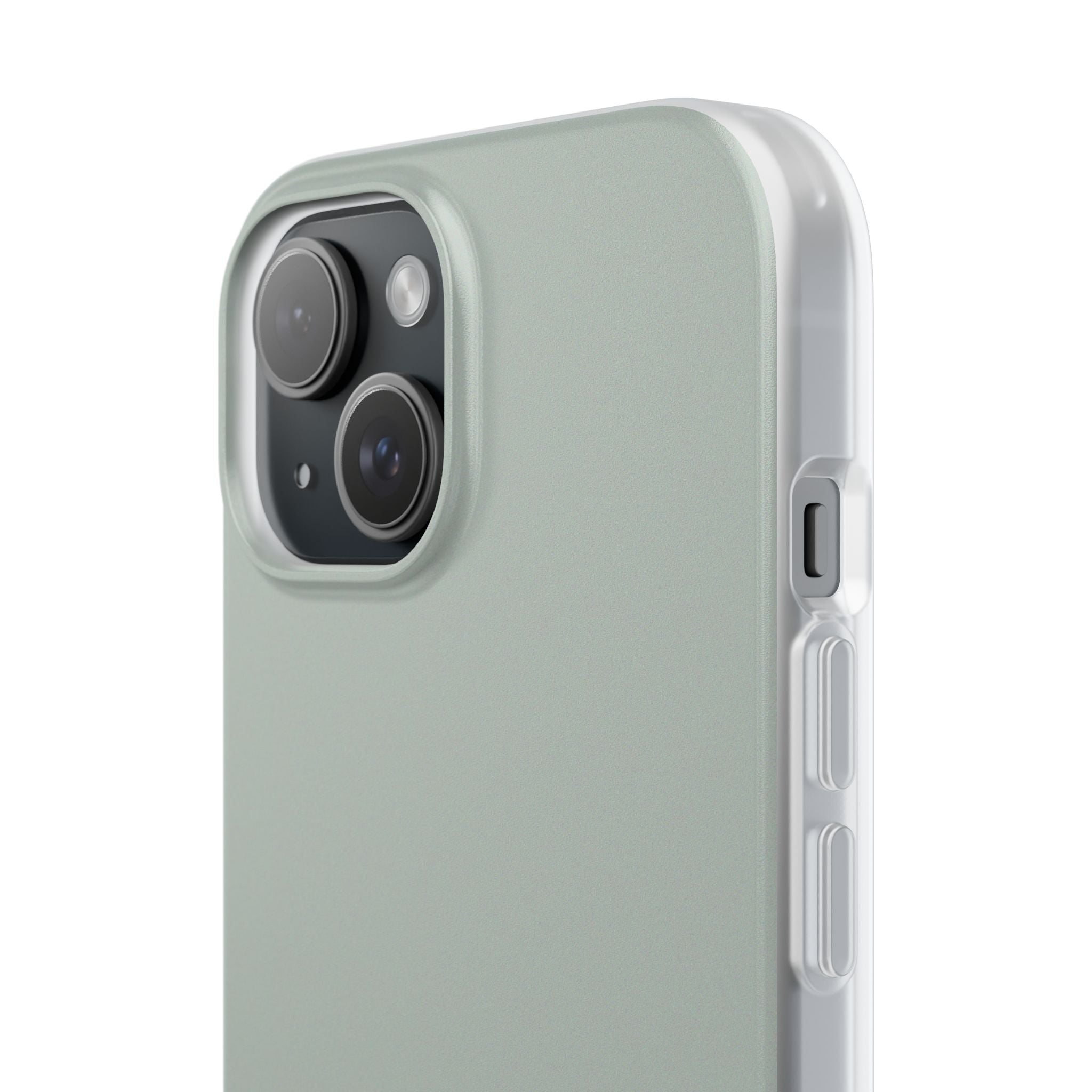 Aschgraue iPhone-Hülle – Flexi