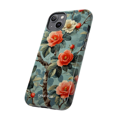 Coral Bloom iPhone 14 Plus Case - Tough