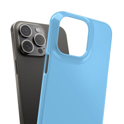 Light Sky Blue iPhone 15 - Slim Phone Case