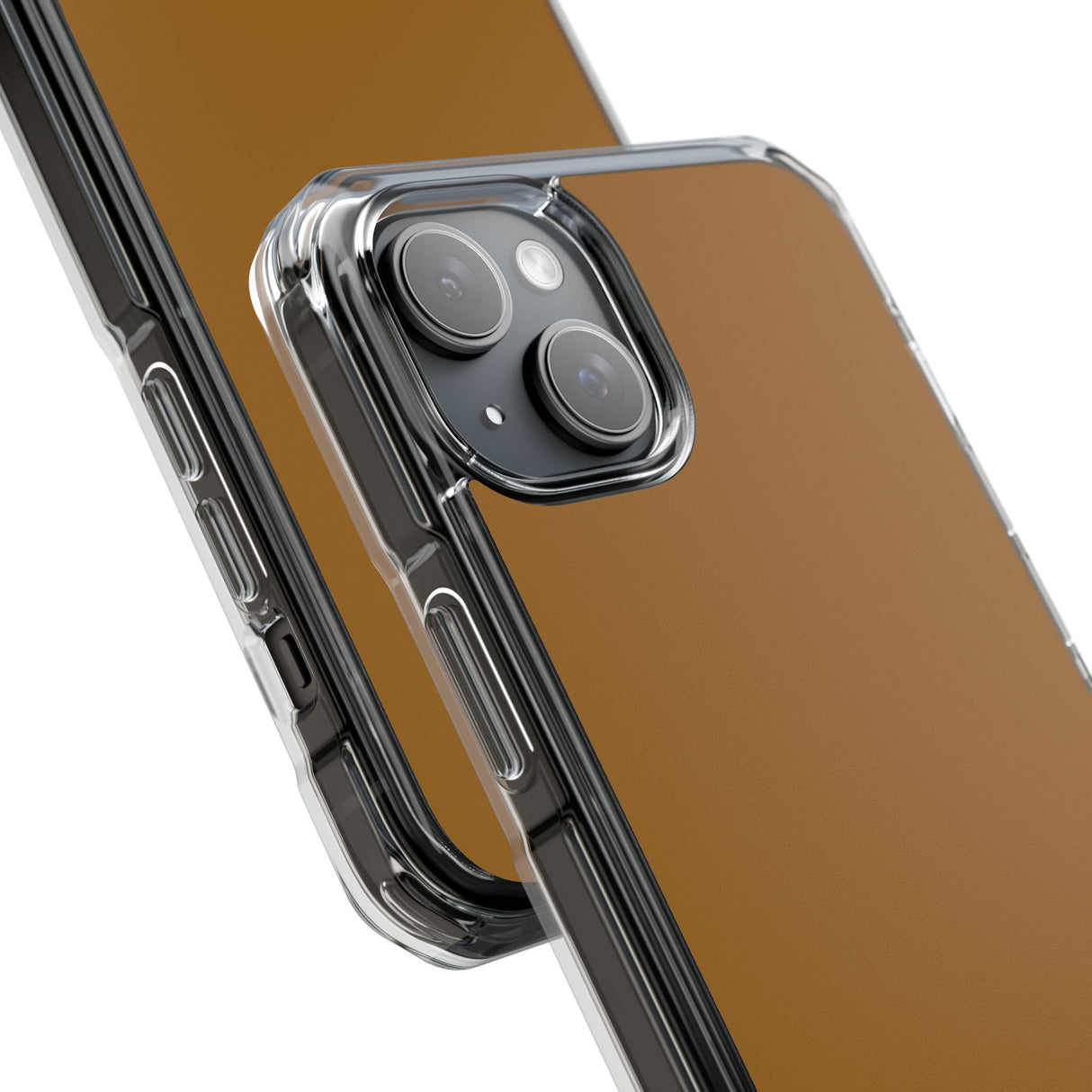 Golden Brown | Handyhülle für iPhone (Clear Impact Case - Magnetisch) 