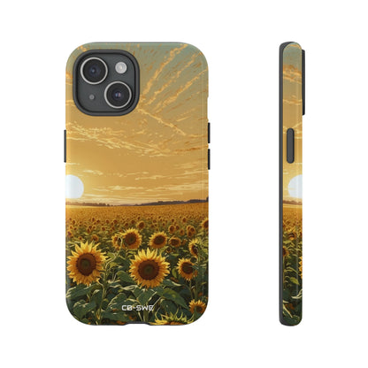 Sunflowers Embrace Light - iPhone Case