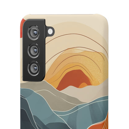 Sunset Waves | Slim Phone Case for Samsung