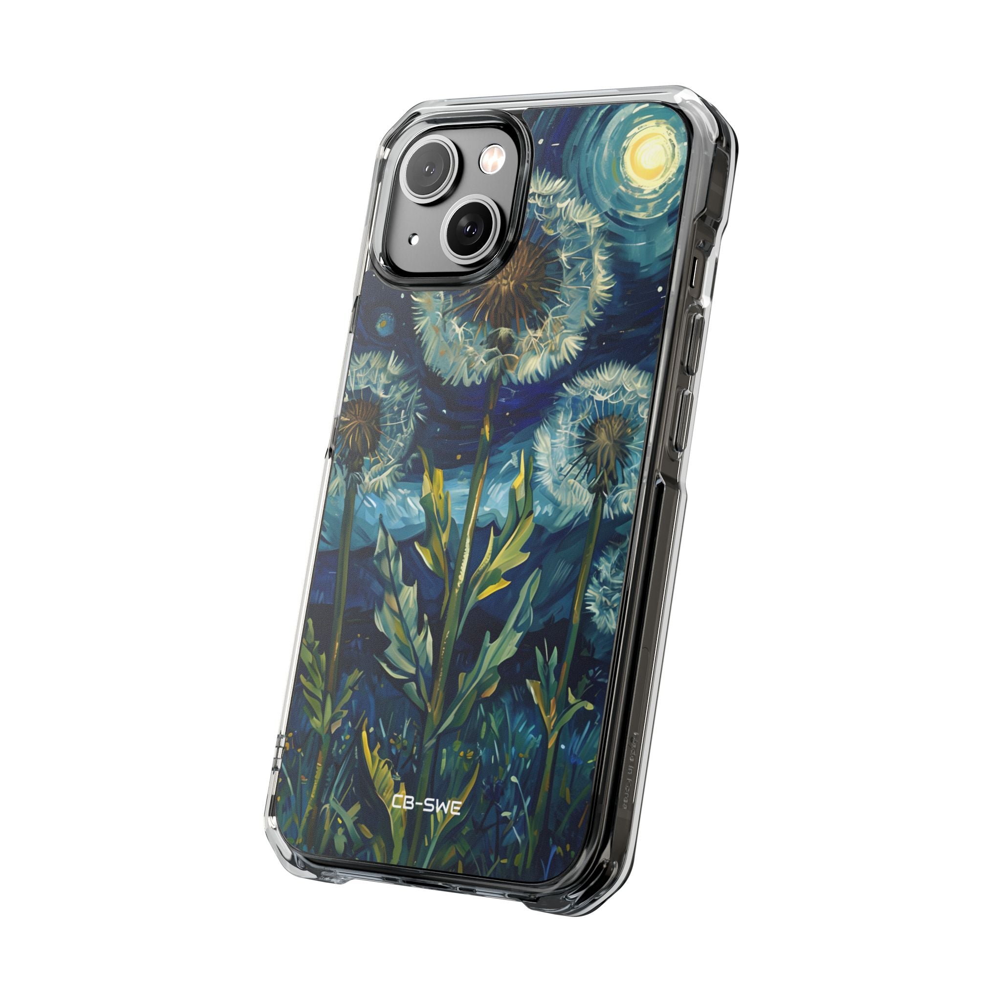 Dandelions Under Starlight iPhone Case - Impact