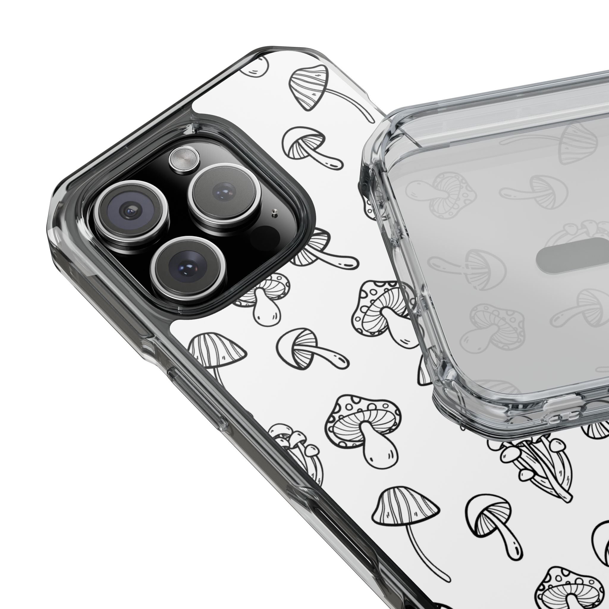 Mushroom Line Play iPhone Case - Impact