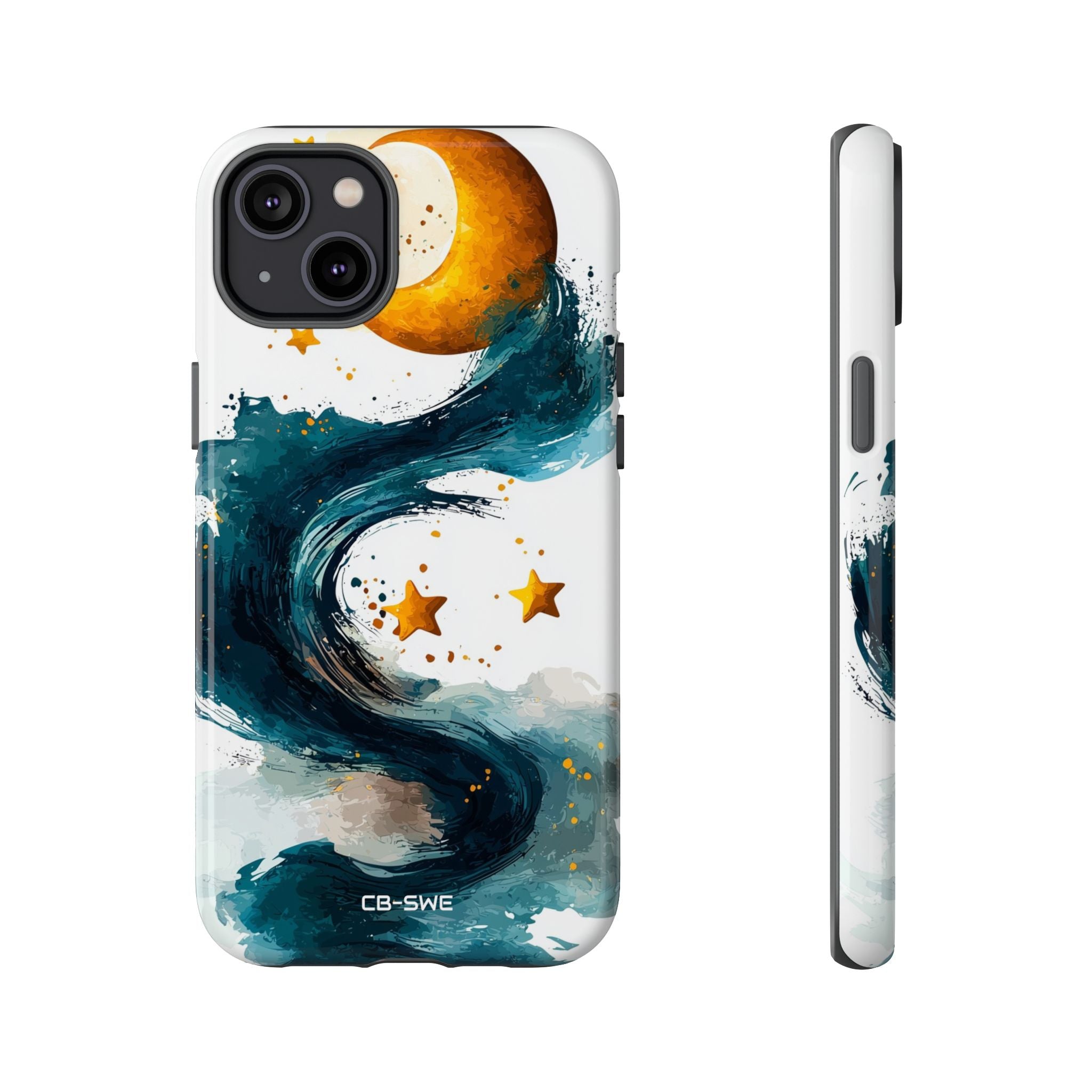 Celestial Waves Dance - iPhone Case