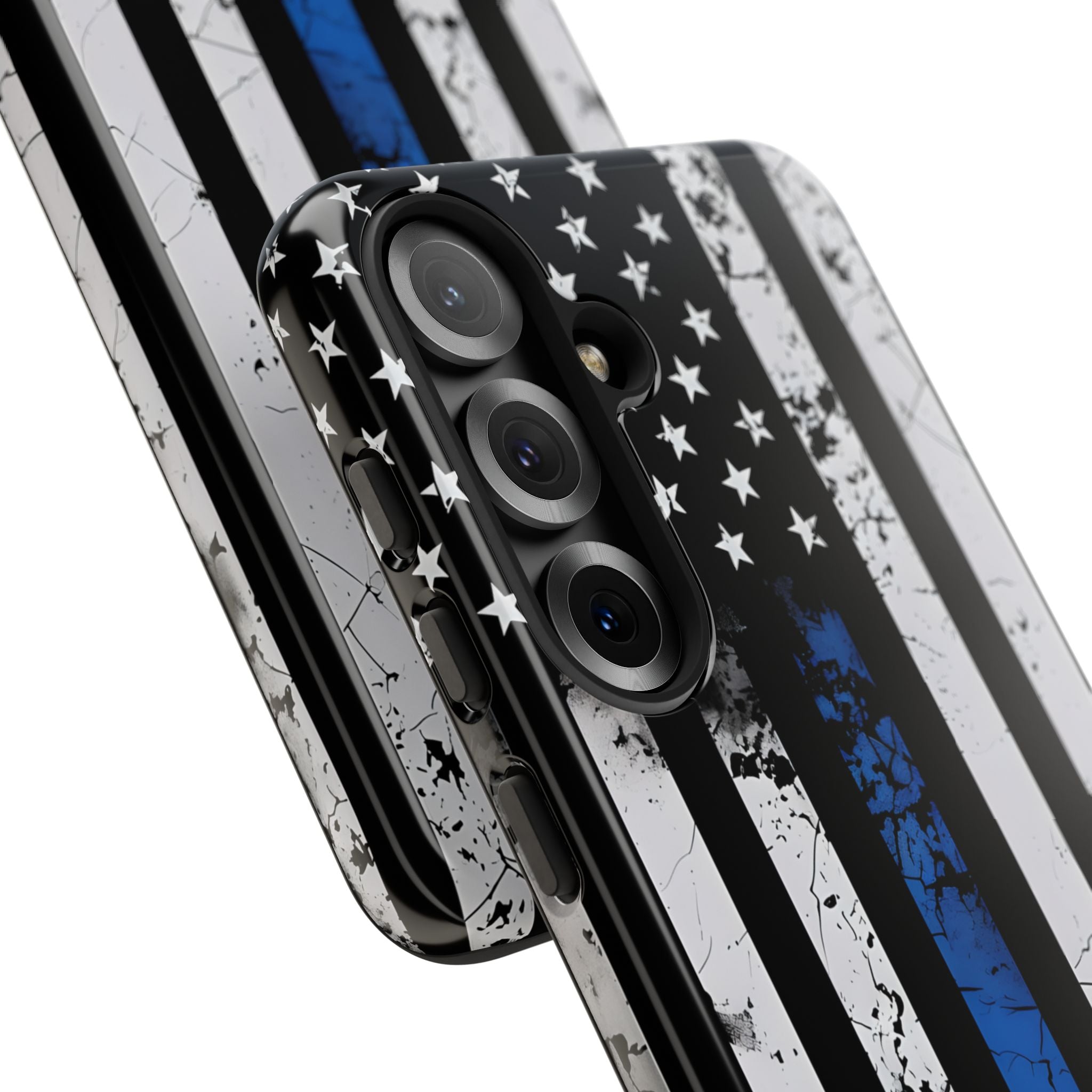 Blue Stripe Flag Samsung S25 Case - Tough