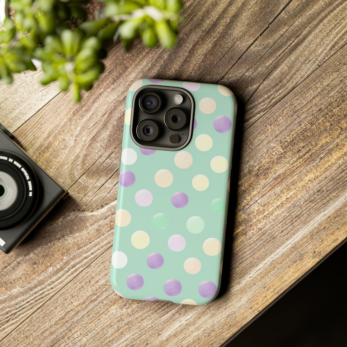 Pastel Dot Delight - Protective Phone Case