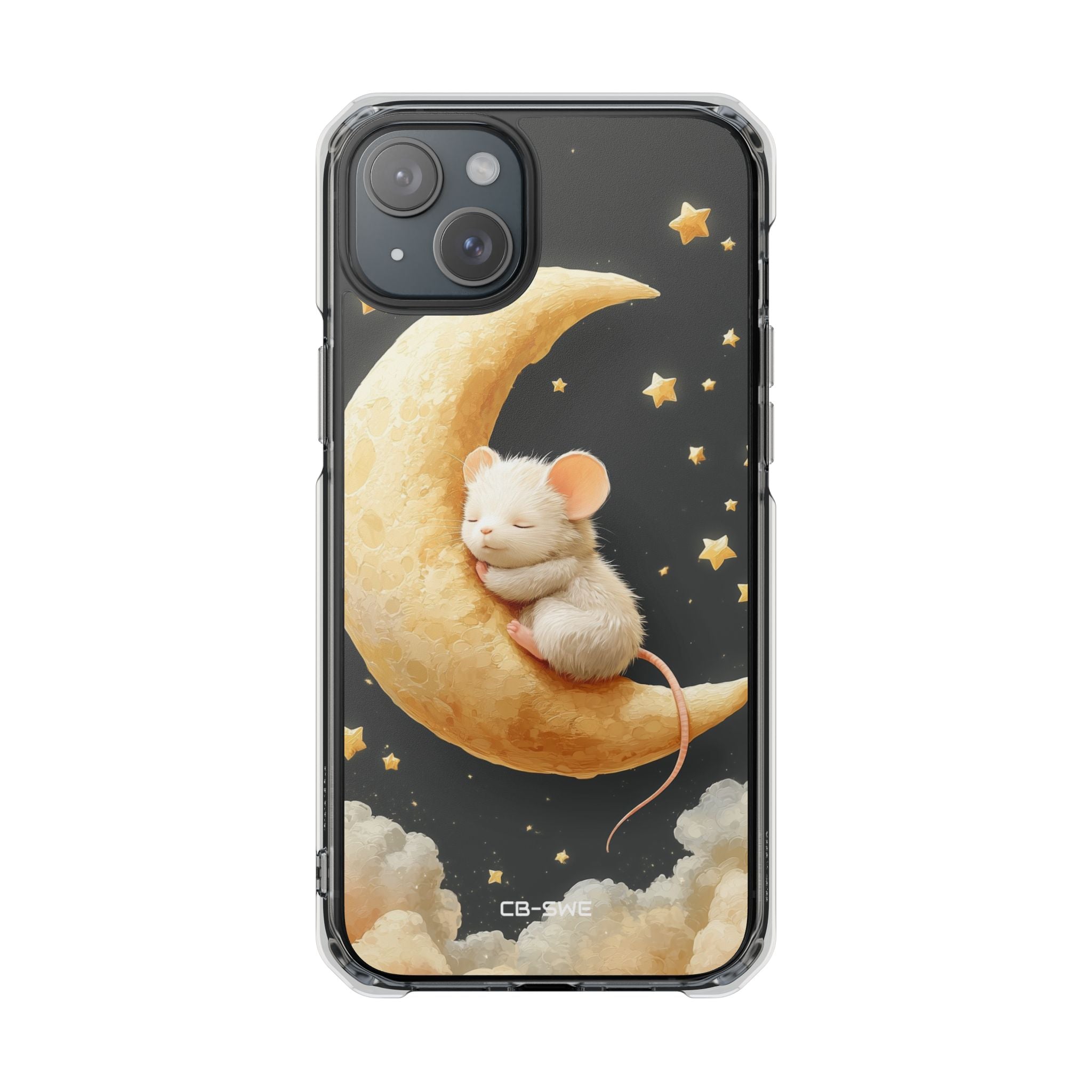 Moon Cradles Mouse iPhone Case - Impact