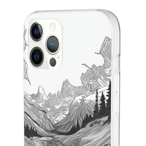 Monochrome Serenity | Flexible Phone Case for iPhone