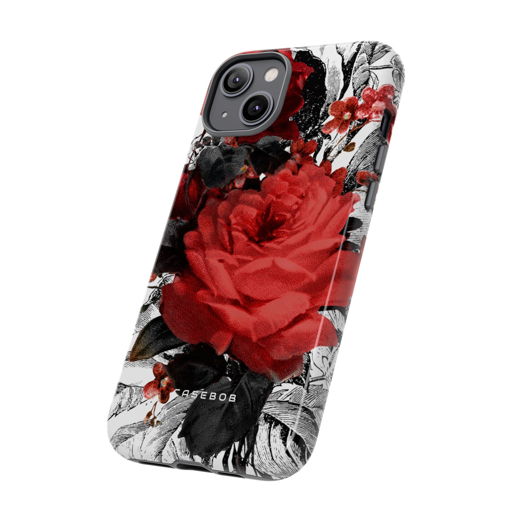 Cheruse Gothic Flower - Protective Phone Case