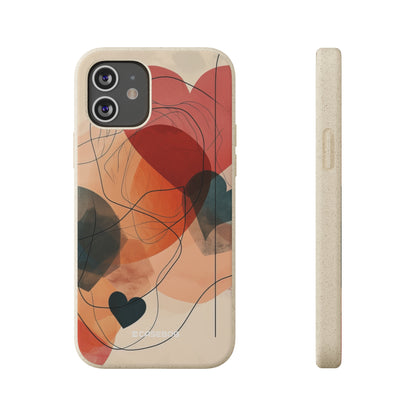 Abstract Heart Harmony | Biodegradable Phone Case