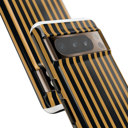 Golden Stripes Google Pixel 8 Pro Case - Tough