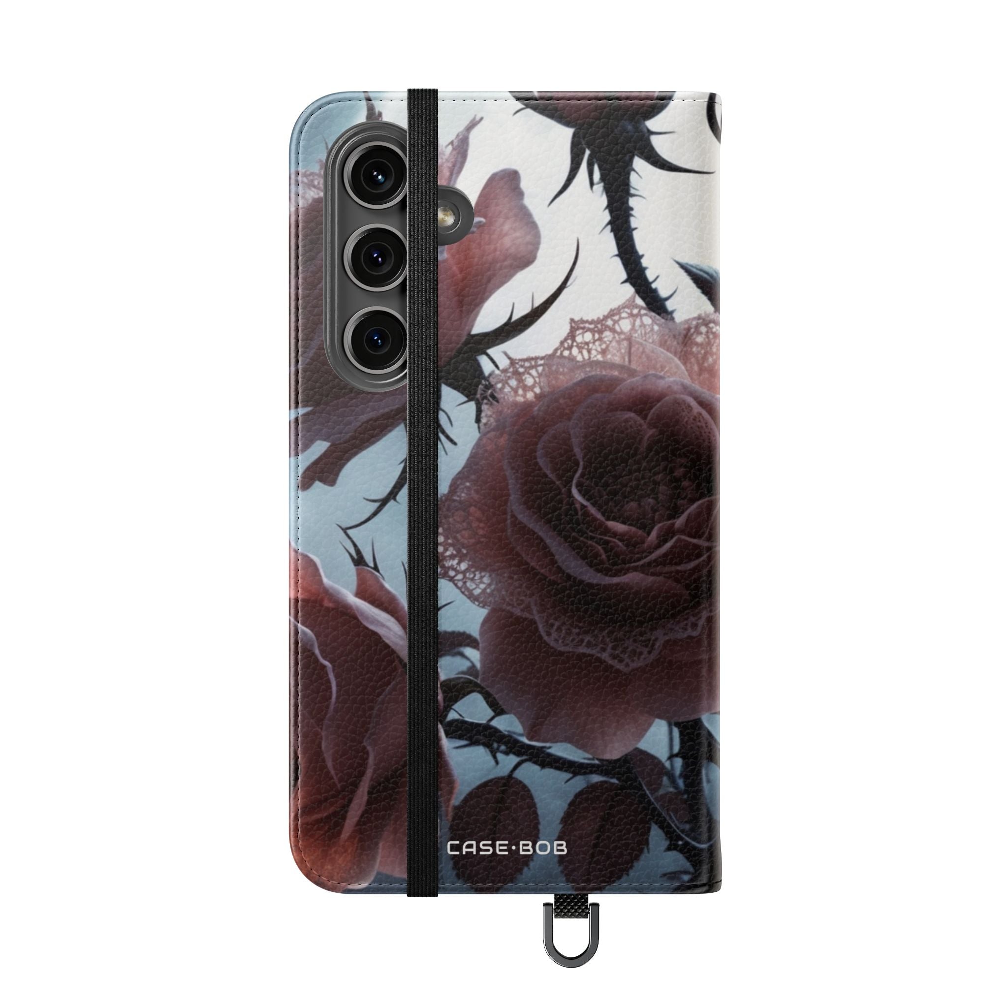 Lace Rose Moonlight - Samsung S24 Plus Case - Wallet