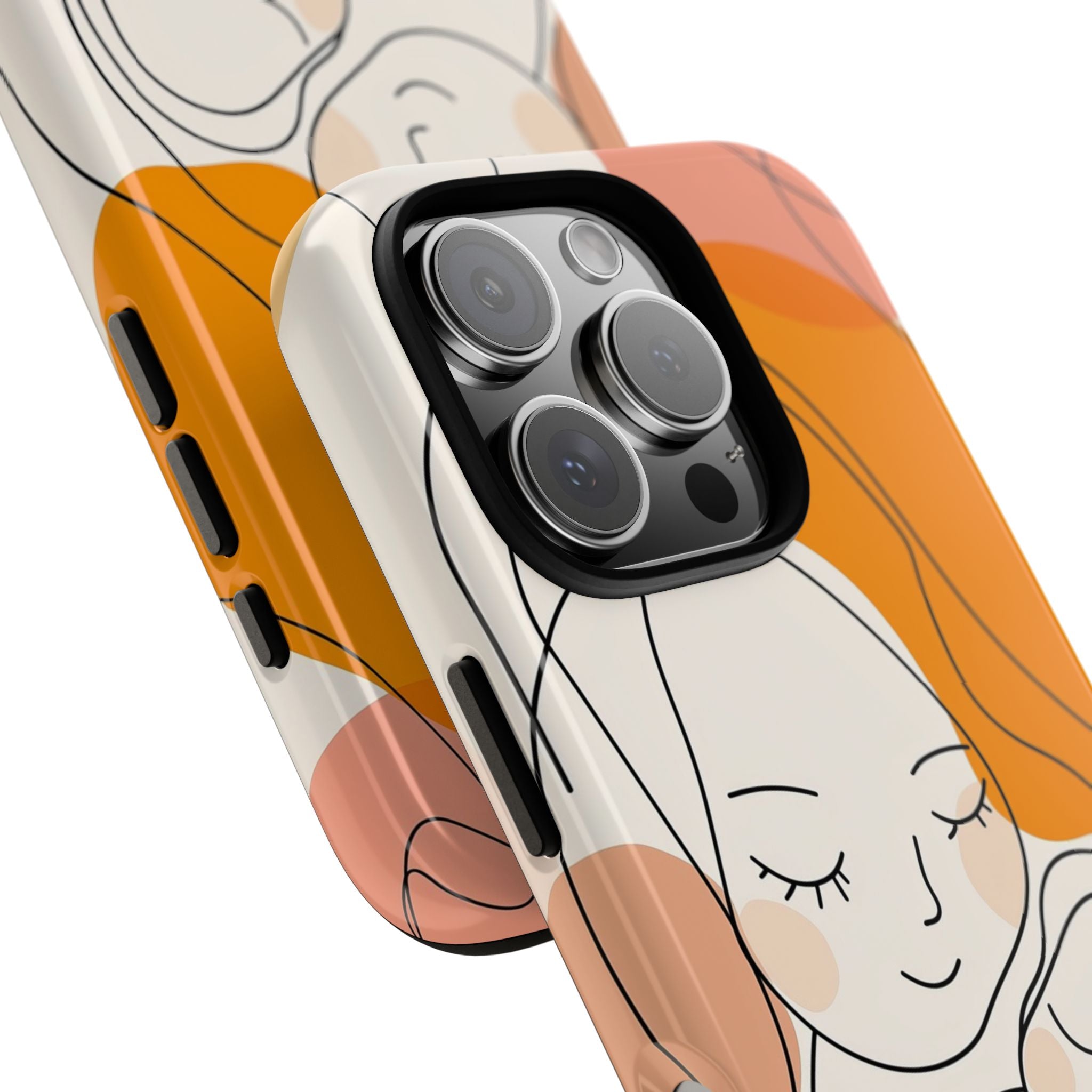 Mother Embraces Child - iPhone Case