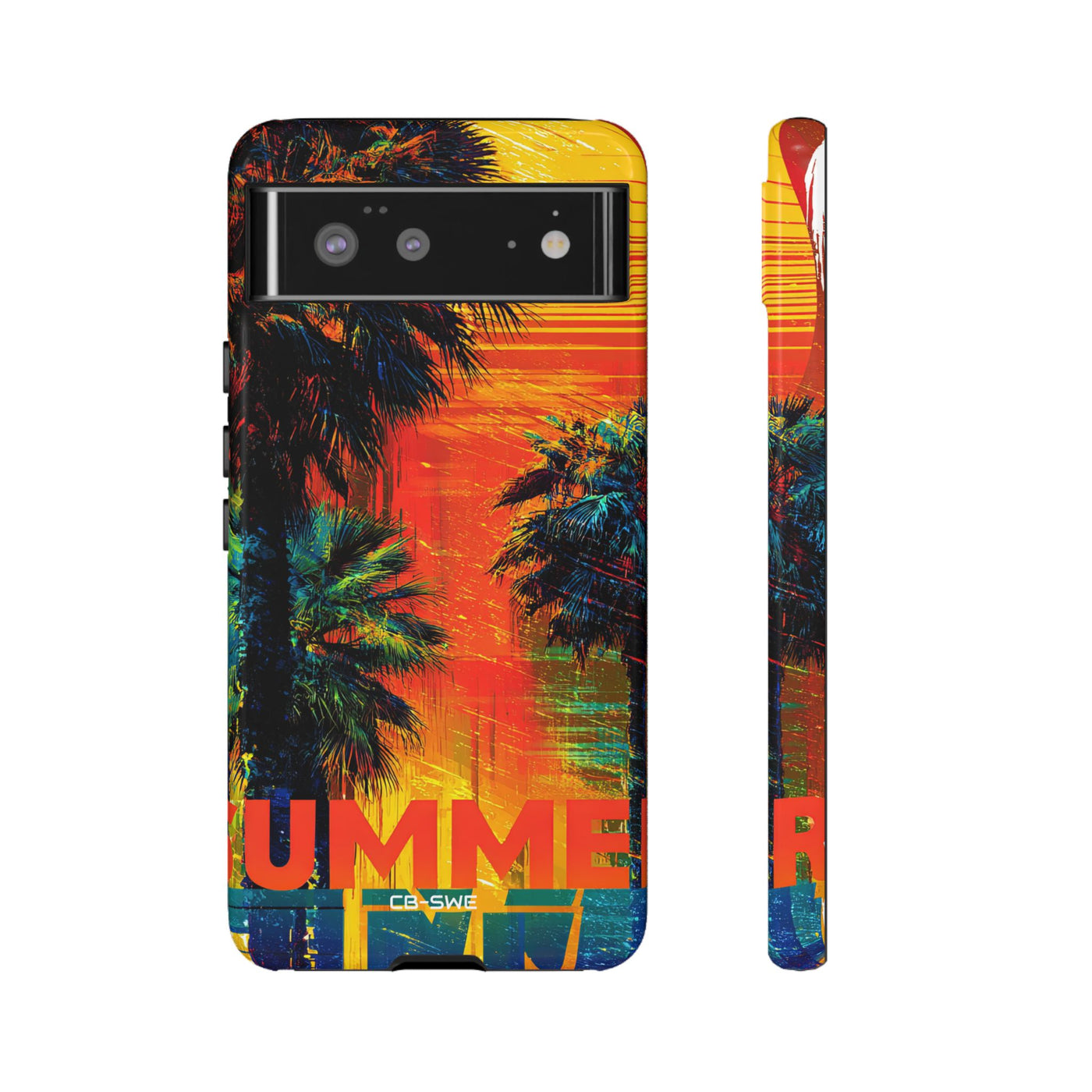 Summer Sunset Palms - Google Pixel Case
