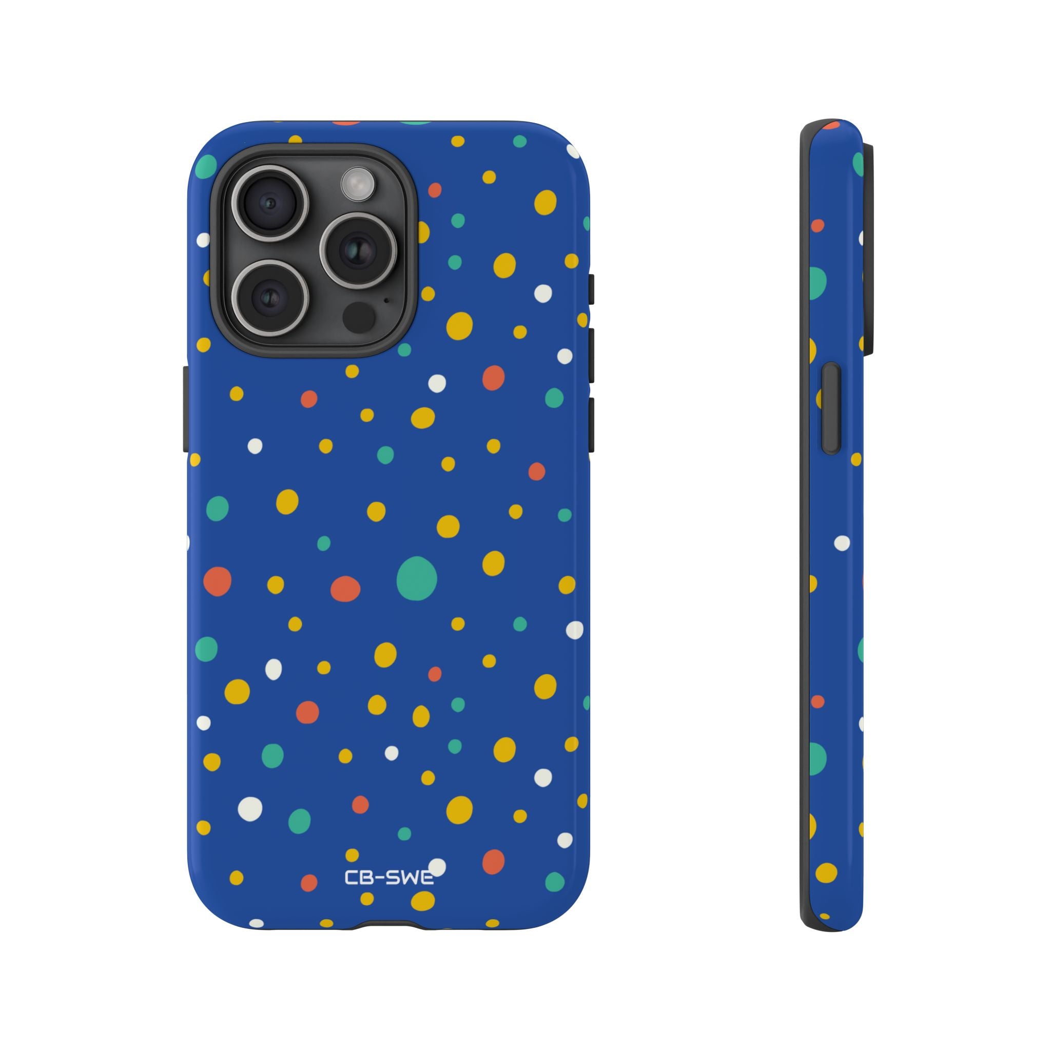 Colorful Dots Dance - iPhone Case
