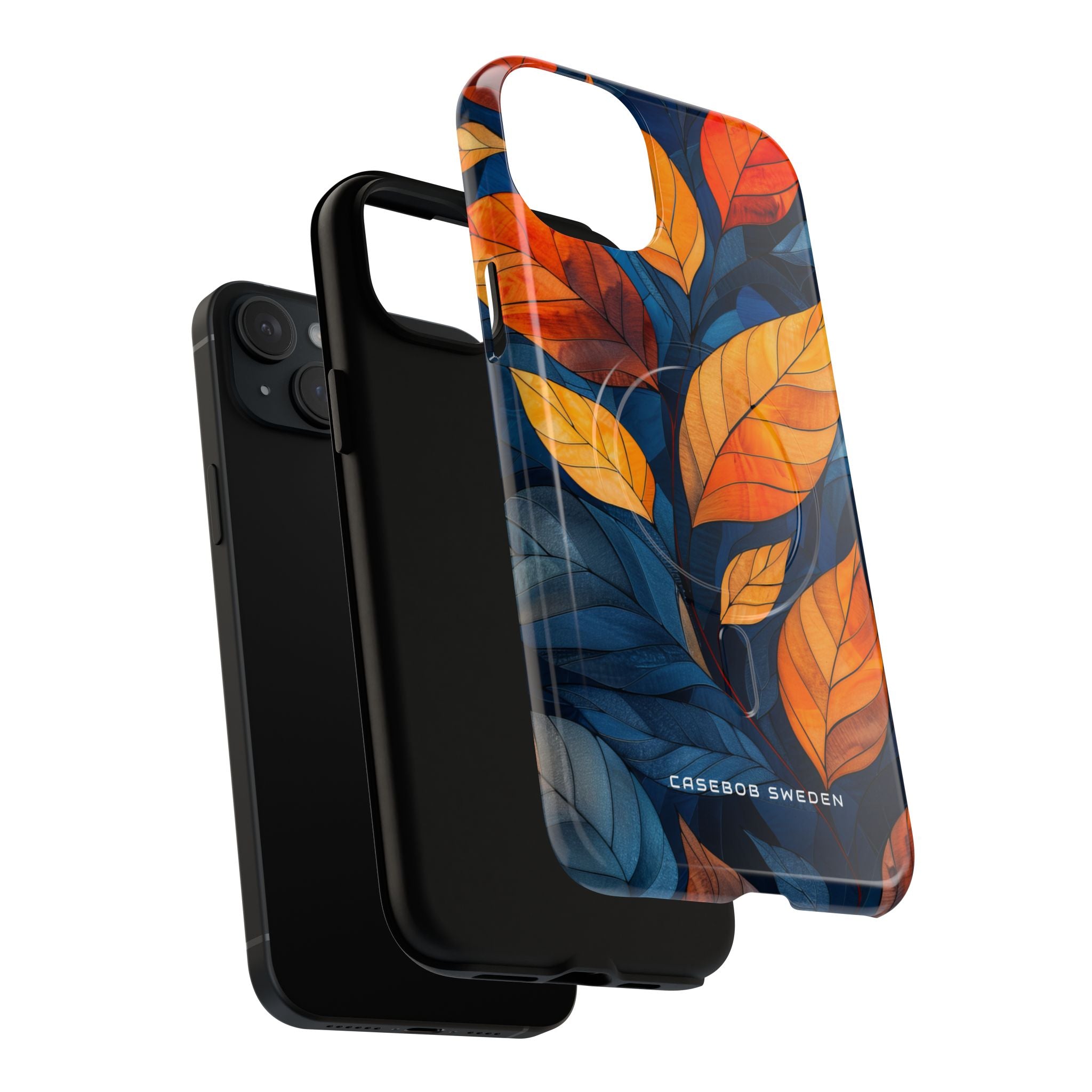 Stained Glass Blossoms iPhone 15 | Tough+ Phone Case