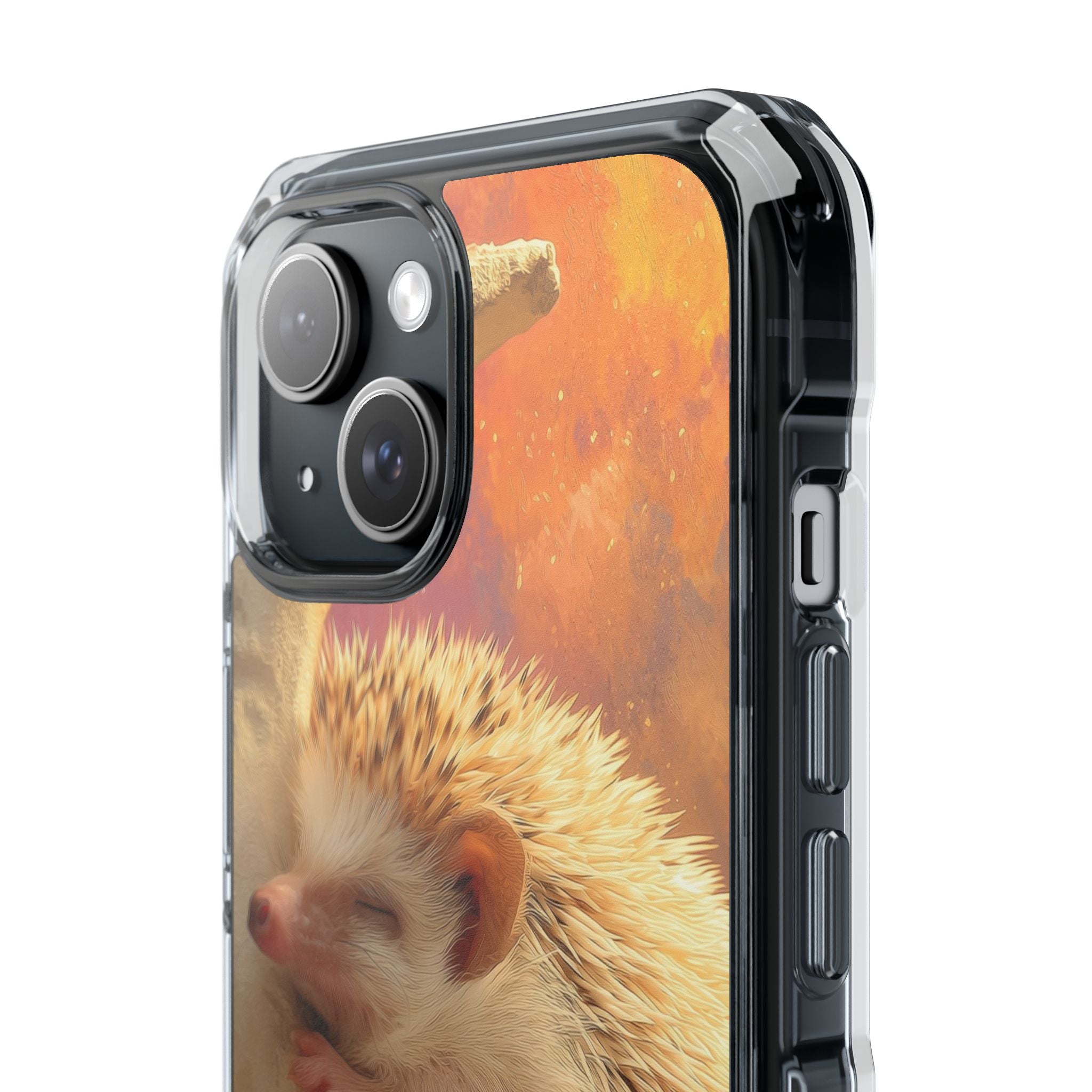Hedgehog Rests Dreaming iPhone Case - Impact